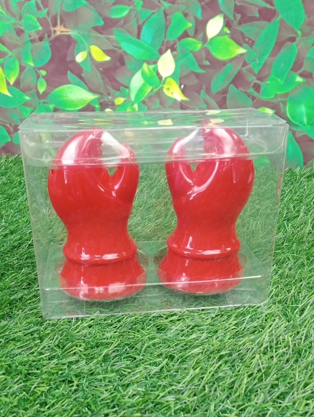 🏠 Red Lobster Claws Salt and Pepper Shaker Set